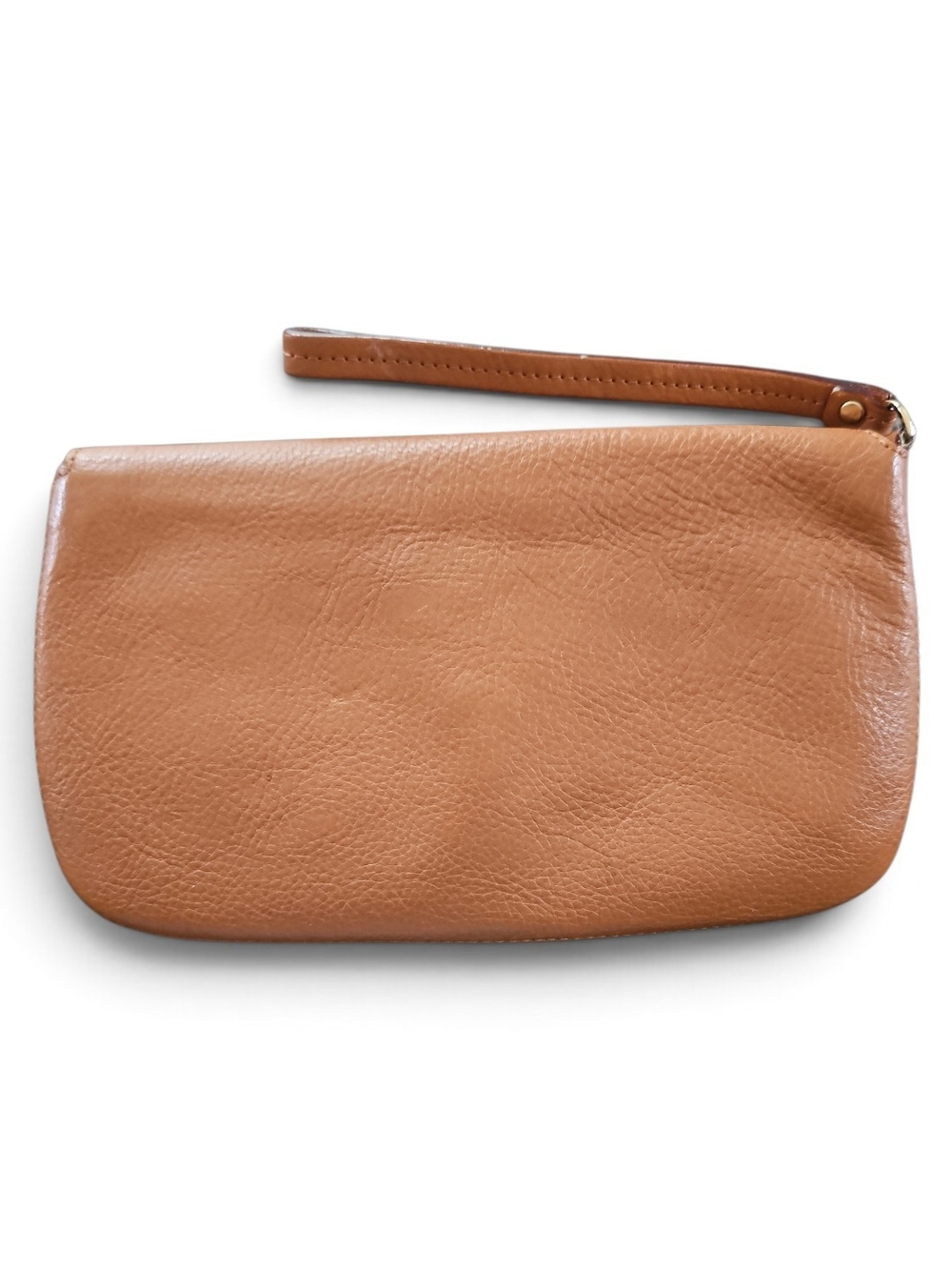Kate Spade Vintage Leather Wristlet Clutch in Tan - Picture 2 of 12